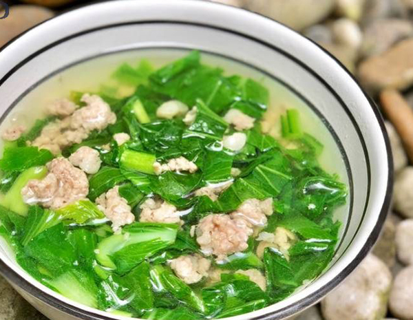 CƠM NIÊU CANH CẢI THỊT BẰM TÔ NHỎ